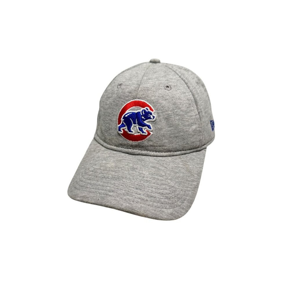 New Era Chicago Cubs MLB Strap-Back Cap 9TWENTY Adjustable Gray Women Hat